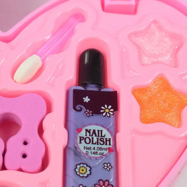 S&Lí Cosmetics: Paleta de machiaj și unghii premium într-o cutie cu trei niveluri în formă de inimă imaginea 7