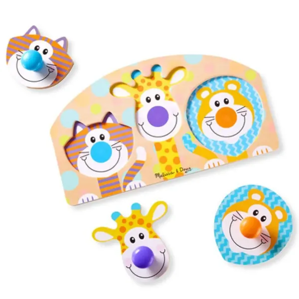 Safari puzzle lemn - Melissa & Doug imaginea 2
