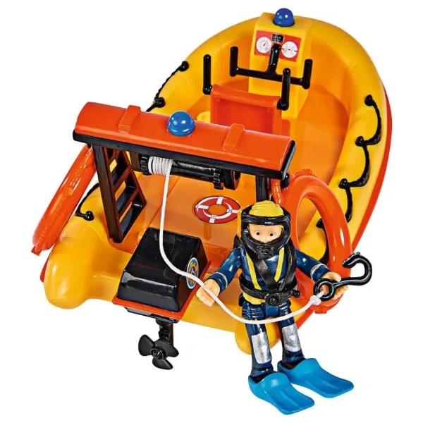 Sam pompierul: Barcă cu motor Neptun cu figurina Penny - Simba Toys imaginea 3