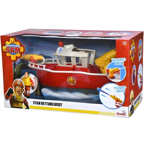 Sam pompierul: Barca de pompieri - Simba Toys imaginea 3
