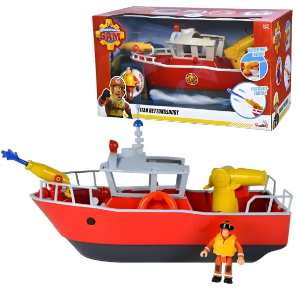 Sam pompierul: Barca de pompieri - Simba Toys imaginea 4