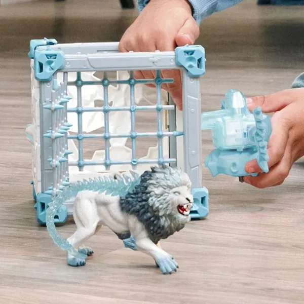 Schleich: Eldrador BattleCave – Set de joacă cu Leul de Gheață (42766) imaginea 2
