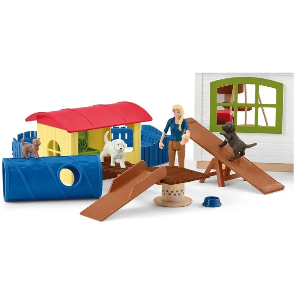 Schleich: Farm World - Set de joacă hotel pentru animale mici (42607) imaginea 2