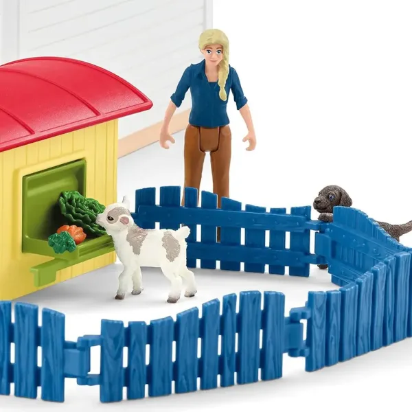 Schleich: Farm World - Set de joacă hotel pentru animale mici (42607) imaginea 3