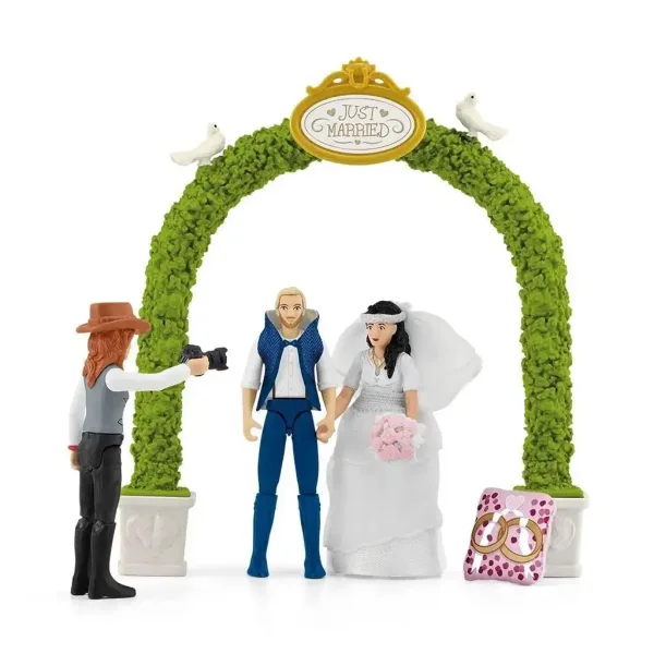 Schleich: Horse Club - Set de trăsura de nuntă (42641) imaginea 4