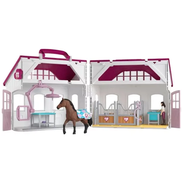 Schleich: Horse Club Spitalul de Cai Distractiv set de joc (42787) imaginea 2