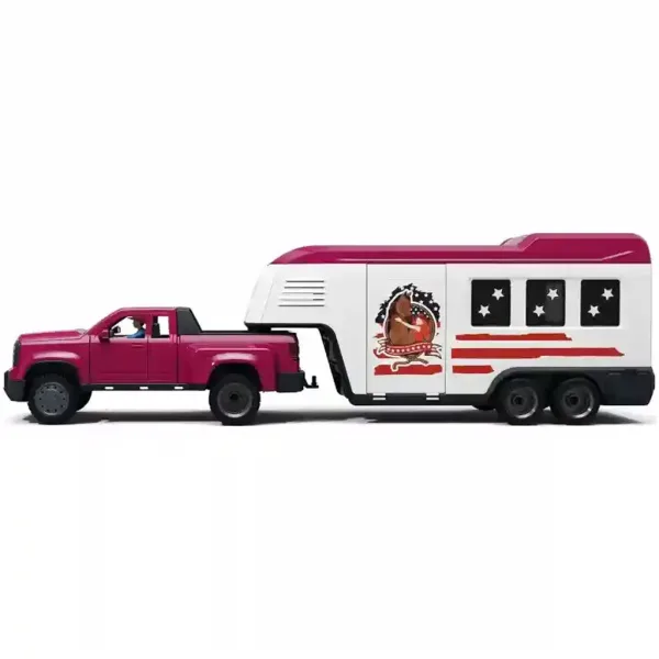 Schleich: Mașină de teren cu remorcă pentru cai (42705) imaginea 5