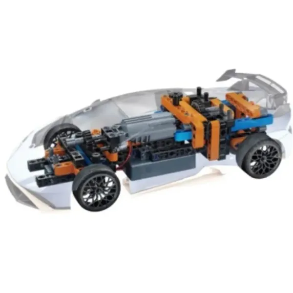 Science&Play: Lamborghini Huracan masina sport care se poate asambla - Clementoni imaginea 3
