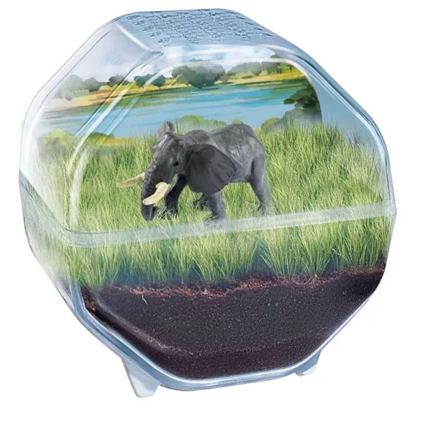 Science & Play: Mini elefant terrarium set de joacă - Clementoni imaginea 2