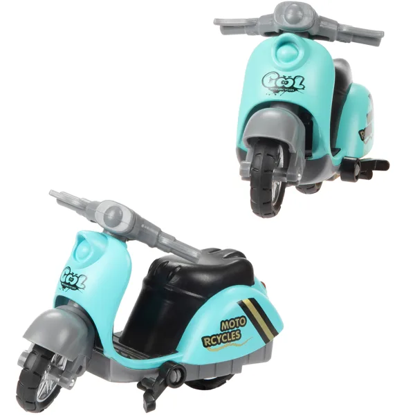 Scooter retro cu roți de impuls în mai multe variante 1 buc imaginea 2