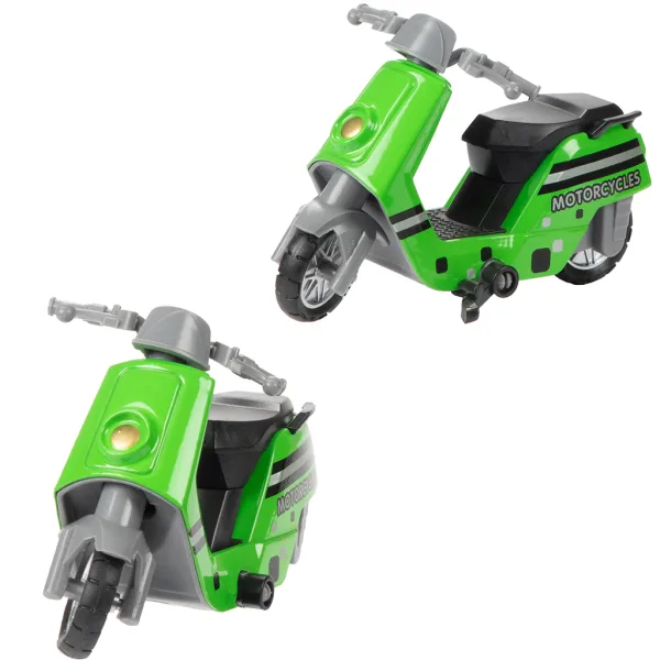 Scooter retro cu roți de impuls în mai multe variante 1 buc imaginea 3