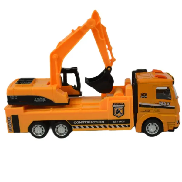 Service Team: Camion de constructie cu lumina si sunet in mai multe versiuni 20cm imaginea 16