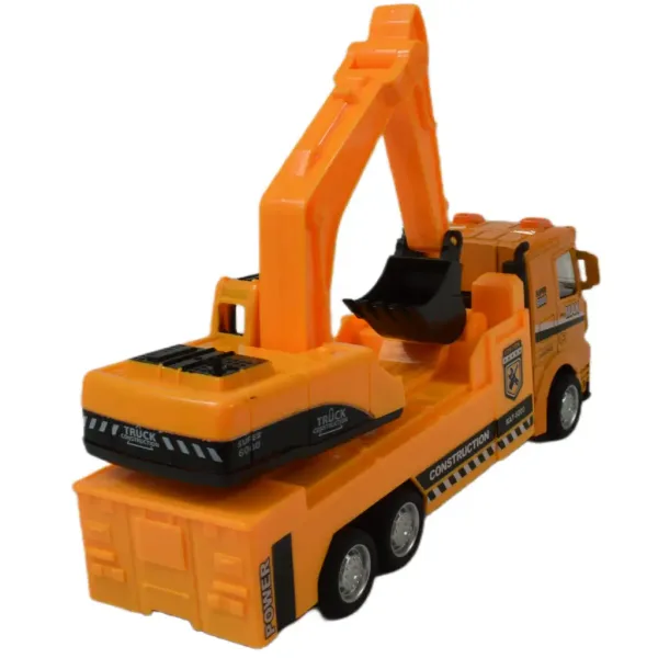 Service Team: Camion de constructie cu lumina si sunet in mai multe versiuni 20cm imaginea 17