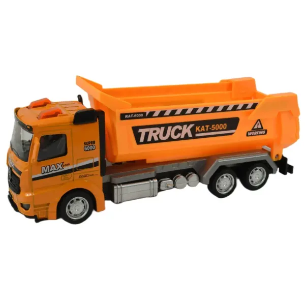 Service Team: Camion de constructie cu lumina si sunet in mai multe versiuni 20cm imaginea 2
