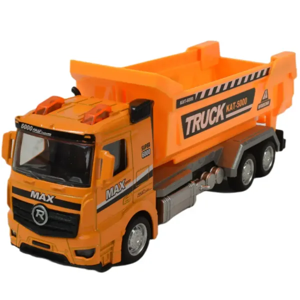 Service Team: Camion de constructie cu lumina si sunet in mai multe versiuni 20cm imaginea 3