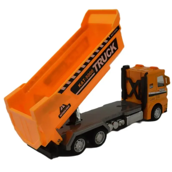 Service Team: Camion de constructie cu lumina si sunet in mai multe versiuni 20cm imaginea 7