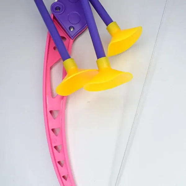 Set arc roz cu sageti și ventuza 54cm imaginea 3