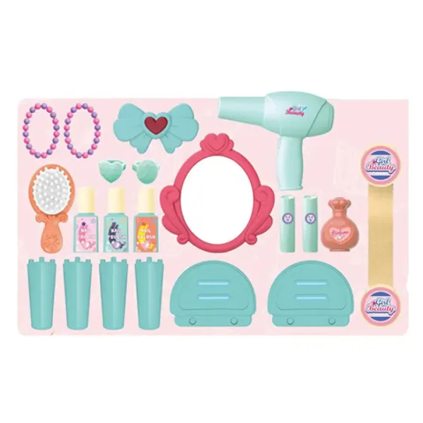 Set Beauty în valiză pliabilă 25 bucăți set imaginea 2