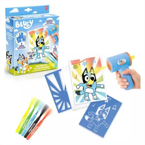 Set de creare postere Bluey Airbrush Art imaginea 2