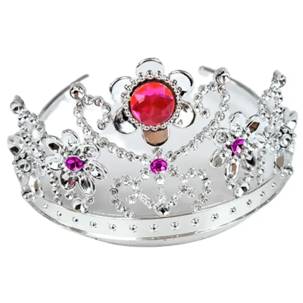 Set de frumusețe prințesă cu tiara, ac de păr, cercei și baghetă imaginea 3