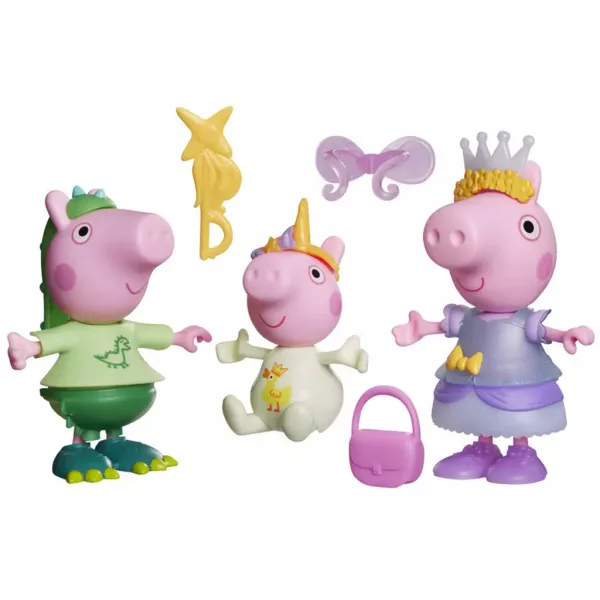 Set de joacă pentru îmbrăcat Peppa Pig – Cei trei purceluși - Hasbro imaginea 2