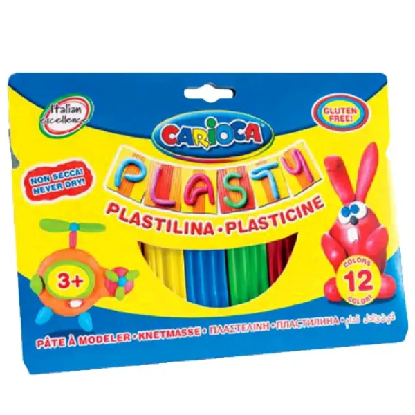 Set de plastilina colorata 150 gr - Carioca imaginea 1