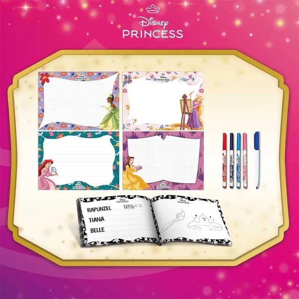 Set de școală de desen cu Prințesele Disney - Lisciani imaginea 3