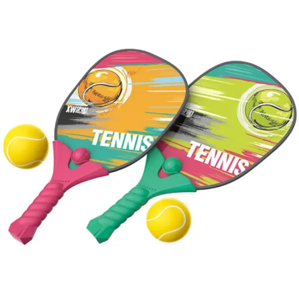 Set de tenis cu două mingi imaginea 2