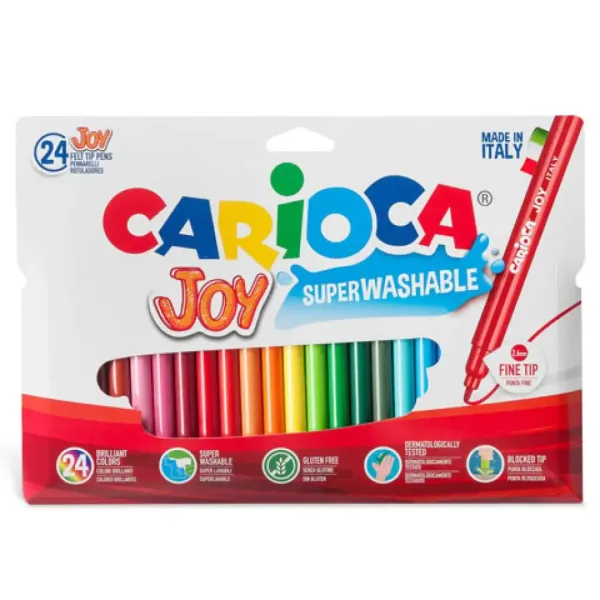 Set markere subţiri 24 bucăţi - Carioca imaginea 2