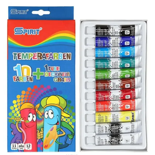 Set tempera colorată 11x12ml imaginea 1