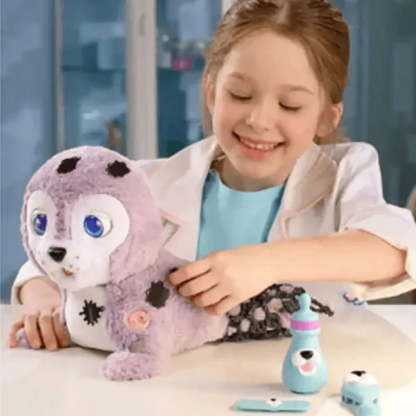 Silver interactiv baby focă pluș imaginea 4