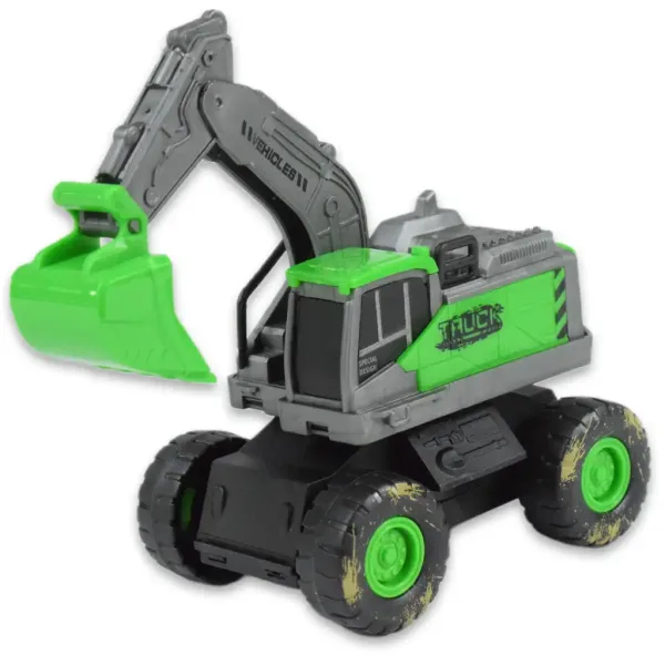 Simulation Vehicle: 3 bucăți mașină de lucru set cu roată de noroi imaginea 3