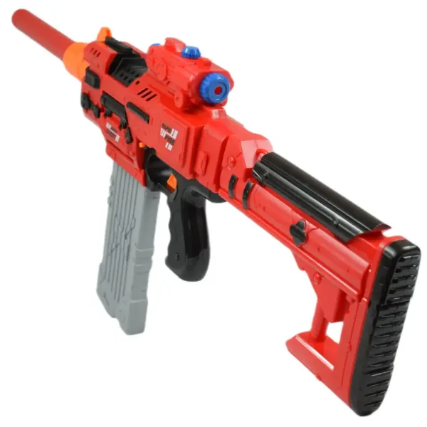 Sniping: Pistol electric transformabil gigant cu gloanțe de burete cu cartușe și țintă de 79 cm imaginea 5