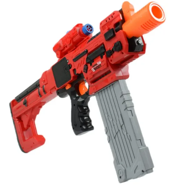 Sniping: Pistol electric transformabil gigant cu gloanțe de burete cu cartușe și țintă de 79 cm imaginea 8