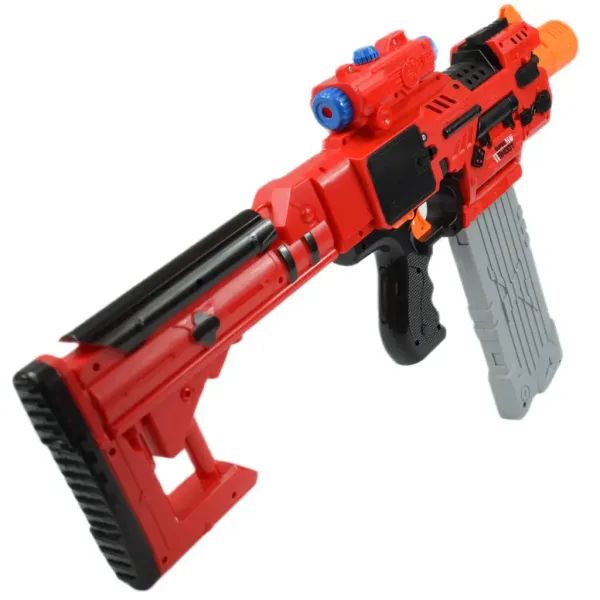 Sniping: Pistol electric transformabil gigant cu gloanțe de burete cu cartușe și țintă de 79 cm imaginea 9