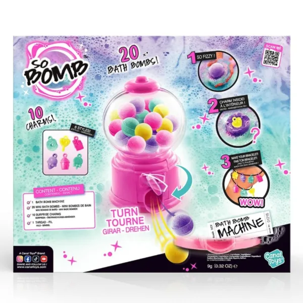 So Bomb: Bomba de baie în dozator de bile, cu surpriză charm imaginea 6