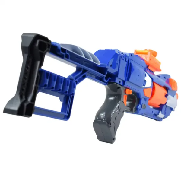 Soft Bullet Gun: Mitralieră electrică cu gloanțe de burete și cartușe 55cm imaginea 4