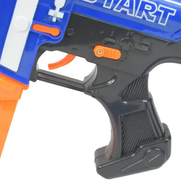 Soft Bullet Gun: Pistol electric cu burete cu magazie si cartuse in doua versiuni 60cm imaginea 3
