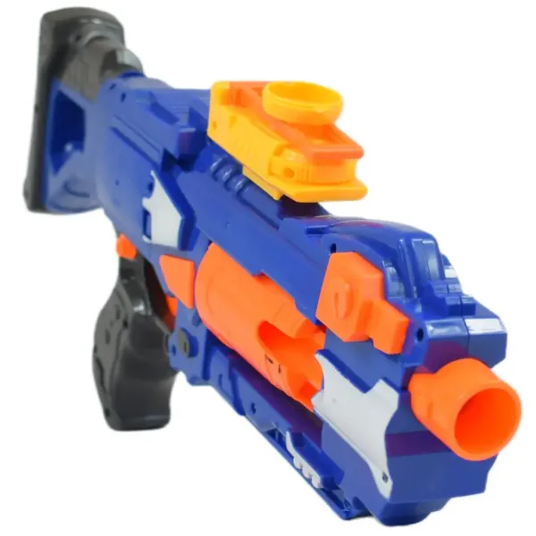 Soft Bullet Gun: Pistol manual cu magazie rotativă dimensiune 44cm imaginea 3