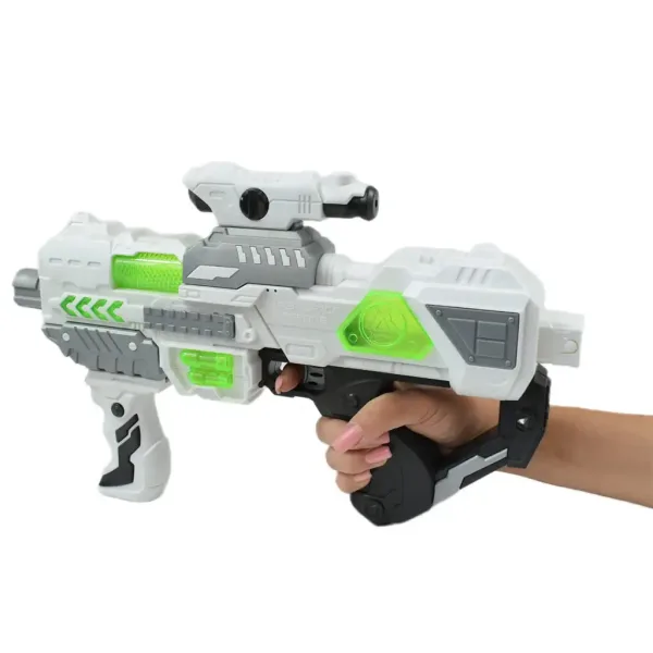 Space Series: Armă spațială cu lumină și sunet, suport și vedere 40cm imaginea 5