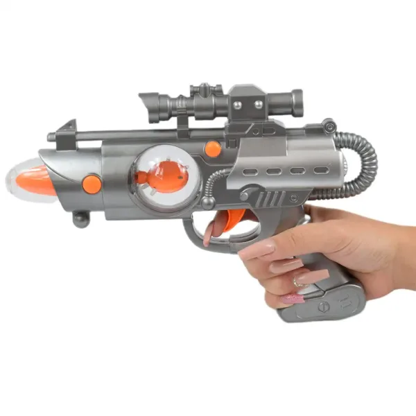 Space Warior: Armă electrică spațială cu lumină și sunet 27cm imaginea 4