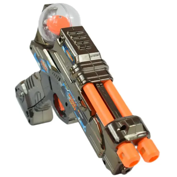 Space Warior: Armă spațială electrică metalică cu lumină și sunet 24cm imaginea 3