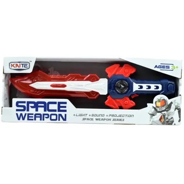 Space Weapon: Sabie electrică armă spațială cu lumină și sunet 49cm imaginea 5