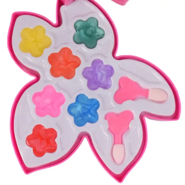 Sparkle & Glitter: Set de machiaj în trei niveluri în formă de frunză cu oglindă imaginea 6