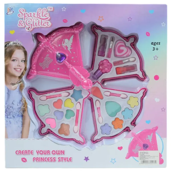 Sparkle & Glitter: Set de machiaj în trei niveluri în formă de săgeată imaginea 7