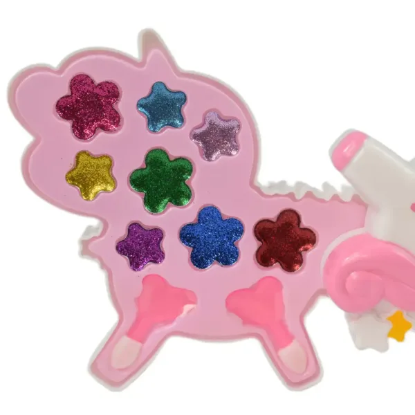Sparkle & Glitter: Set de palete de machiaj cu trei niveluri Unicorn imaginea 4
