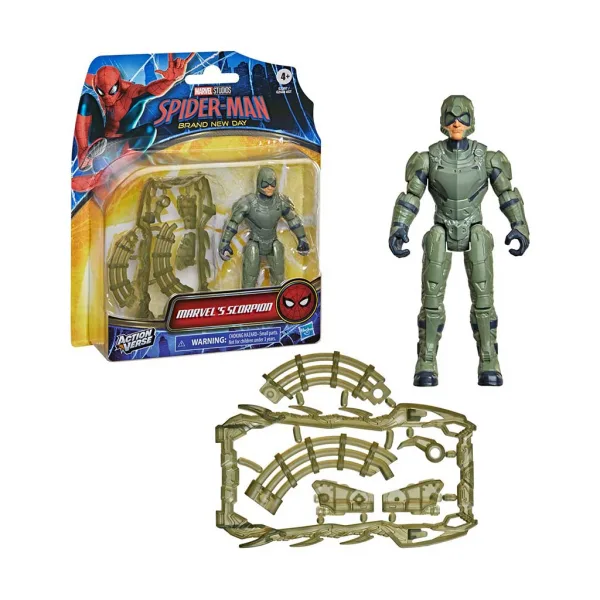 Spider-Man Zi Nouă: Figurina Scorpion cu accesorii 11cm – Hasbro imaginea 2