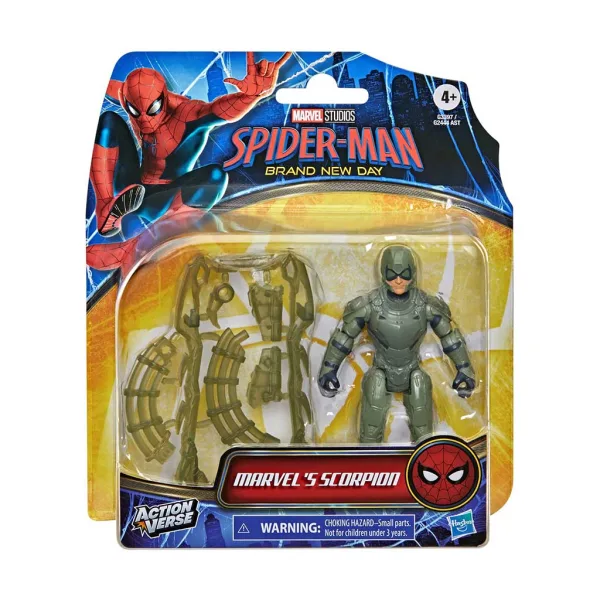 Spider-Man Zi Nouă: Figurina Scorpion cu accesorii 11cm – Hasbro imaginea 1
