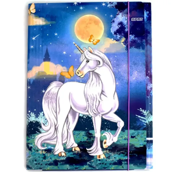 Spirit: Believe in Magic unicorn mapă cu elastic mărime A4 imaginea 1