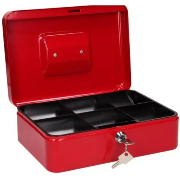 Spirit: casetă bani care se închide culoarea roșie dimensiune mică - CB320 imaginea 2